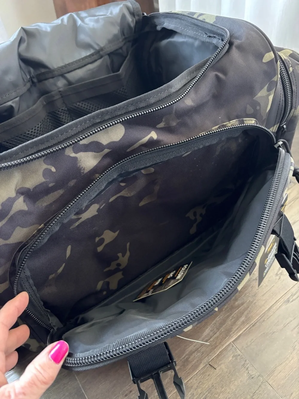 Highland Tactical Winchester Duffle,Molle Webbing,removable straps,compartments